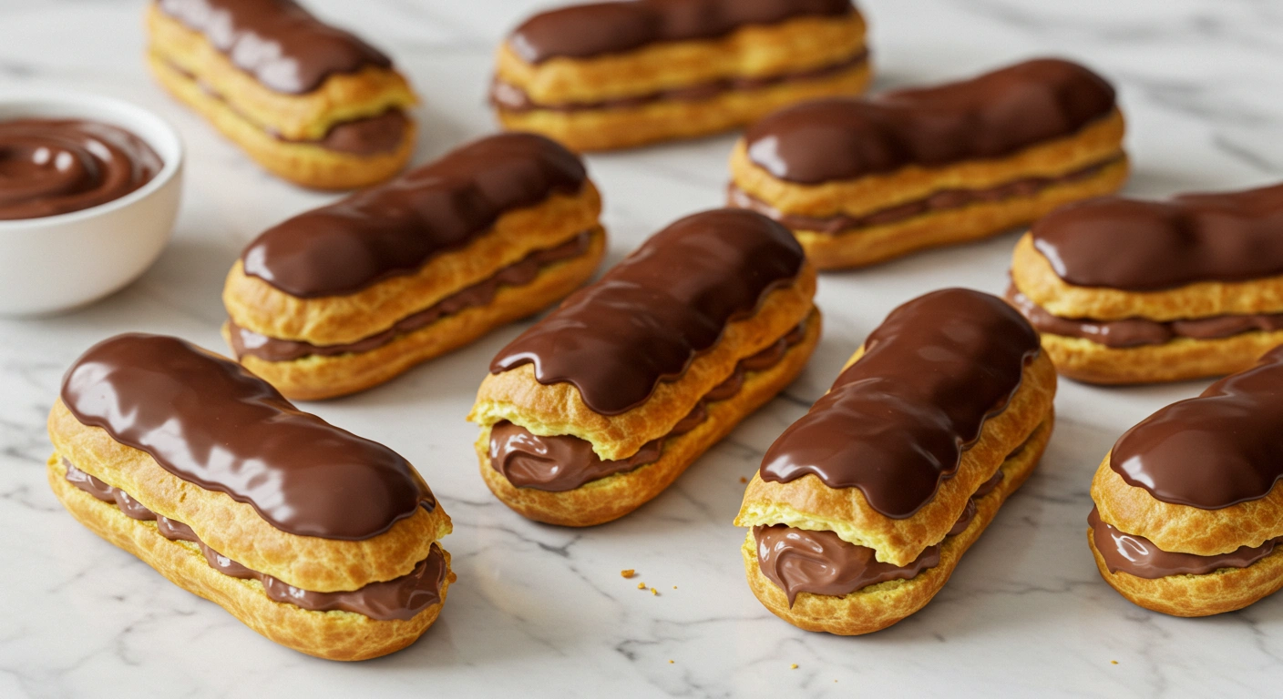 Chocolate Eclairs Choux